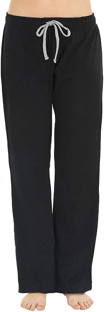U2SKIIN Womens Cotton Pajama Pants, Comfortable Pajama Pants for Lounge Soft Lightweight Sleep Pj Bottoms for Women at  Women’s Clothing store