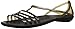 crocs Women's Isabella W Jelly Sandal, Black, 7 M US