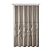 Comfort Spaces Cavoy Bathroom Pintuck Shower Tufted Ruffle Pattern Modern Elegant Microfiber Fabric Bath Curtains, 72
