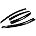 Auto Dynasty Compatible with Sonata 4pcs Tape-On Window Visor Deflector Rain Guard