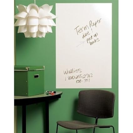 House of Quirk White Board Self Adhesive Wall Sticker - Large