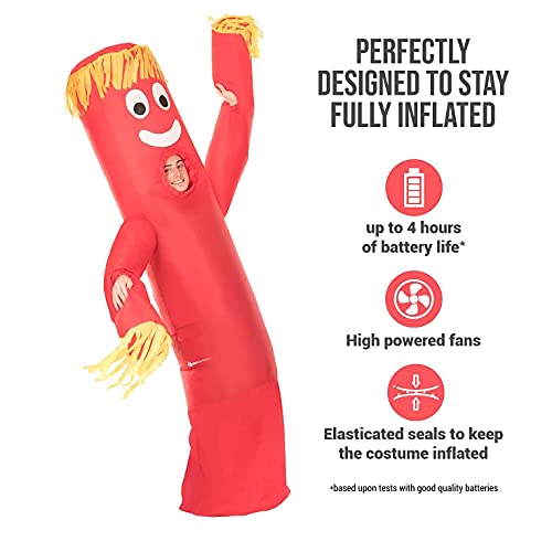 Morph Wacky Inflatable Tube Man Costume, Inflatable Wacky Tube Man