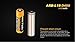 TWO PACK: Fenix ARB-L18 Button-Top 3400mAh 18650 Protected Rechargeable Batteries & Organizer - Designed for RC11, PD35, TK16, and other LED Flashlights