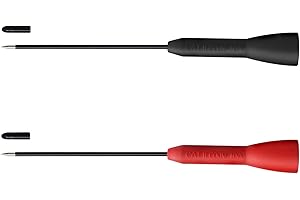 LORWATIN 2 Pack 2mm Extended Needle Test Probes, 600V/10A Non-Destructive Multimeter Test Probe for Fluke Leads tl71 tl75