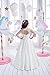 Lace Long Sleeves Hollow Back First Communion Dresses 2-12 Year Old White Size 8