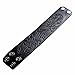Real Leather Viking Valknut Bracelet 6.3”- 7” Wrist Adjustable Black Cuff Wrap Punk Wristband Stylish Accessory Gift Box