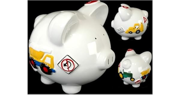 Amazon Com Work Truck Ceramic Piggy Bank Toys Games