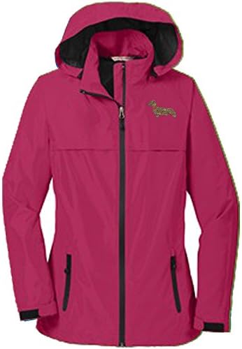 Dachshund Miniature Ladie's Rain Jacket