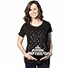 Maternity Force is Strong Funny Pregnancy T Shirt Graphic for Expecting Mothers Funny Graphic Pregnancy Tee Cool Movie Short Sleeve Funny Maternity Shirts Black M