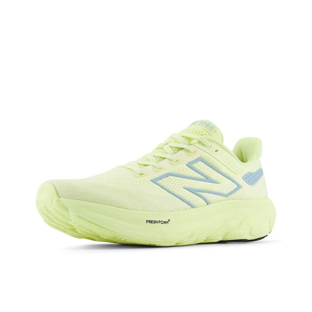 New Balance Men's Fresh Foam X 1080 V13 Running Shoe, Limelight/Chrome Blue/Silver Metalic, 8.5 N Image New Balance Men's Fresh Foam X 1080 V13 Running Shoe, Limelight/Chrome Blue/Silver Metalic, 8.5 N Image