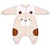 PEACE MONKEY Baby Sleepsack Wearable Blanket for Toddlers Baby Pajama(L, Little Bear)