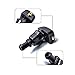 OTUAYAUTO Adjustable Windshield Washer Nozzles - Replacement for 2004-2013 Ford F150 - Replaces OEM #: 3W7Z17603AA, Spray Jet Kit (Pack of 2)