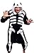 Silver Lilly Unisex Adult Pajamas - One Piece Cosplay Costume (Skeleton, L)