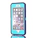 AICase iPhone 6 Plus Case,iPhone 6S Plus Case,[Heavy Duty] [Full Body] Built-in Screen Protector Tough 4 in 1 Rugged Shockproof Cover for Apple iPhone 6 Plus / 6S Plus (Purple/Blue with Belt Clip)