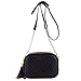 Simple Shoulder Crossbody Bag With Metal Chain Strap And Tassel Top Zipper