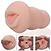 Male Masturbator Pocket Pussy Realistic Oral Sex Toys for Men(Flesh(Oral Type))