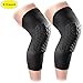 Lepfun A7000 Crash Proof Basketball Knee Pads Antislip Pads Support ，（1 Pair） Long Leg Sleeve Protector Gear (M)