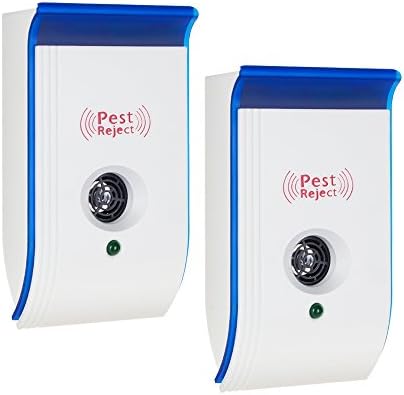 COOFINE Ultrasonic Pest Repeller,(2 pack)Electronic Pest Control Plug In-Pest Repellent for Mice,Ants,Roaches,Insects,Rodents,Mosquitoes,Spiders and more,Non-toxic Eco-Friendly, Humans &amp; Pets Safe