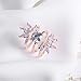 Rose Gold Cubic Zirconia Marquise Ring Guard Enhancer for Pear Shaped Solitaire Wedding Ring Set Size5-9(1.86 ct. tw.)