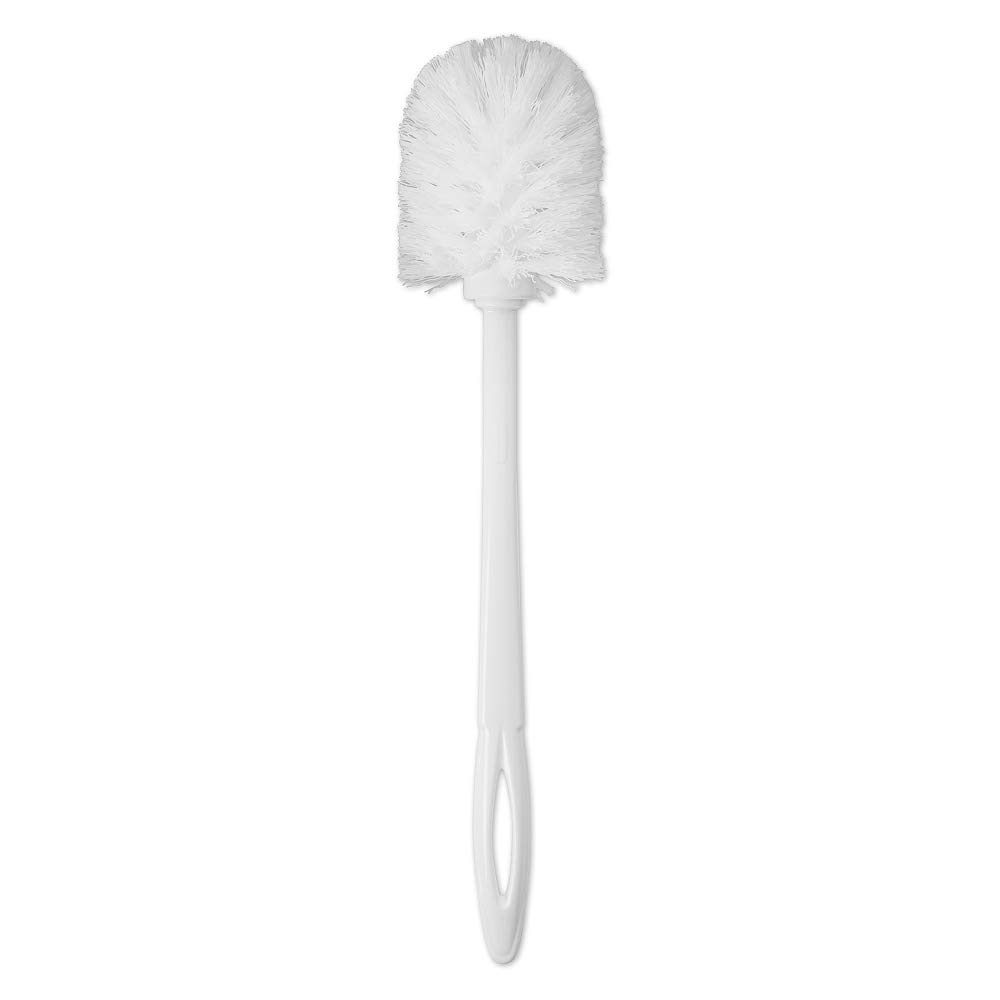Rubbermaid Commercial 14.5 Inch Toilet Bowl Brush, Plastic Handle, Polypropylene Fill, White (FG631000WHT): Industrial & Scientific