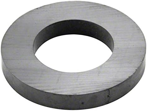 Magnet Expert 72mm O.D. x 39mm I.D. x 10mm thick Y30BH Ferrite Ring Magnet - 5.5kg Pull ( Pack of 20 )