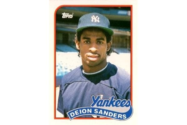 1989 Topps Traded Baseball #110T Deion Sanders Rookie Card
