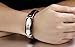 OPK Jewelry Fashion Solid Stainless Steel Cross Braide Leather Bangle Bracelet Men Jewelry,Silver