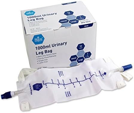 Medpride - MPR-90632 - Urinary Leg Bags - Lg. - 1000ml, Sterile - 4/12/cs.