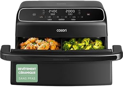 Air fryer Twinfry compact 8,6L Revêtement céramique