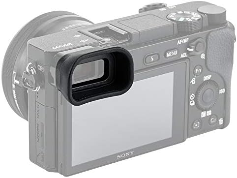 Extended-Type Long Soft Silicone Eyepiece for Sony Alpha A6300, A6100, A6000, NEX7, NEX6 Replaces Sony FDA-EP10