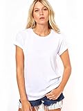 Anna-Kaci Fashion Punk Style Hollow Back Wing Cut out Tops Casual Blouse Women T-Shirt White Size Xlarge