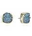 INPINK Fashion Jewelry Faux Geode Stud Earrings