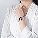 KIMILAR Woven Band Compatible with Fitbit Versa/Versa 2/Versa Lite Bands, Fabric Women Beaded Bracelet Slim Replacement Breathable Strap Accessories Wristband for Versa Smart Watch
