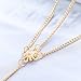 Simsly Thigh Body Belly Chain with Turquoise Waist Jewelry for Women and Girls BD-07 (Gold)
