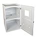 Petsfit 21x25x35 Inches White Double-Decker Pet House Litter Box Enclosure Night Stand Painted with Non-Toxic with Latch Holding The Door 21