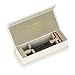 Adjustable Double Edge Safety Razor, The Crusader by VIKINGS BLADE, Long Handle, Butterfly Twist-To-Open Head, Eco Friendly, Luxury Leatherette Case. Smooth, Close, Clean Shaving (Variation: Ragnarr)