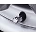 Volvo Logo Silver ABS Tire Stem Valve Caps, Official Licensed
