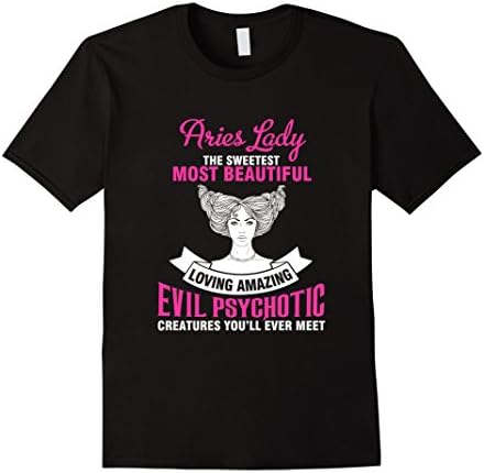 Men's Aries Lady shirt - The Sweetest most Beautiful, Loving Amazi 3XL Black