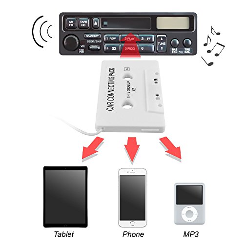 image for Insten Car Audio Cassette Adapter For H Samsung Galaxy S6/Galaxy S9/S9