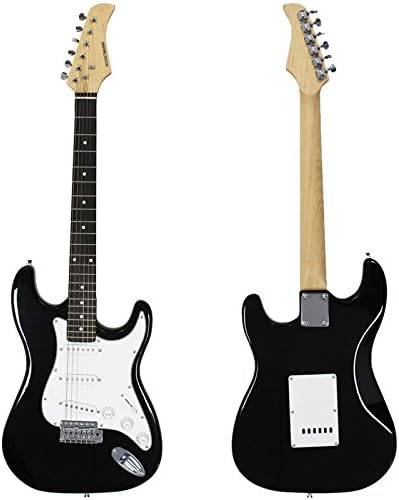 3rd Avenue XF Full Size 4/4 Electric Guitar Ultimate Kit with 10W Amp, Cable, Stand, Gig Bag, Strap, Spare Strings, Picks, Capo - Black - Image 3