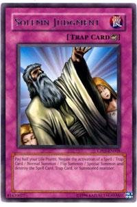 Yu-Gi-Oh! - Solemn Judgment (CP01-EN008) - Champion Pack Game 1 - Promo Edition - Rare