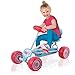 Hauck Lil’Turbo Pedal Go Kart, Blue/Pink