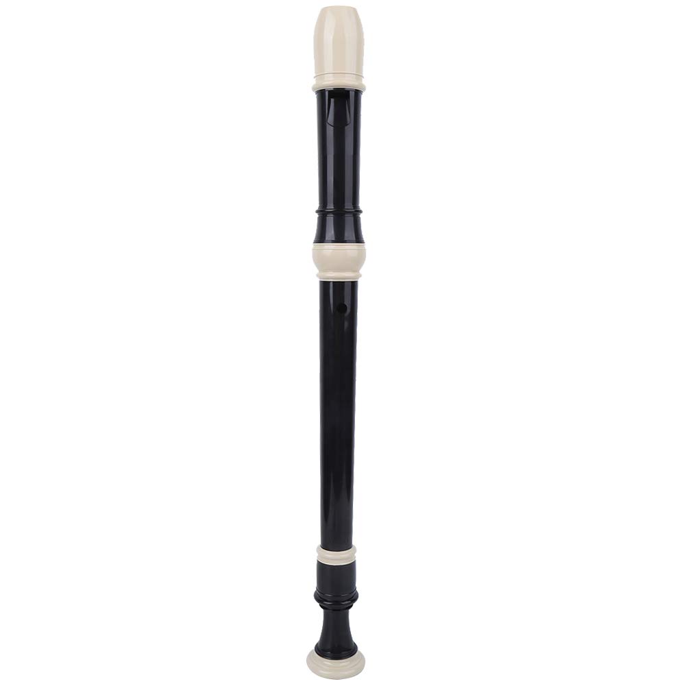 Alinory Alto Recorder, F Key, Black, ABS Resin, 8 Hole, Easy to Use, Music Lover Beginners, Alto F, British B Baroque