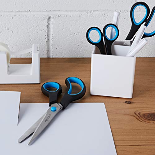 Westcott Easy Grip Scheren 3 Stück | 3er Set Universalscheren mit Komfort-Griff | Extrascharfe & langlebige Edelstahlklinge | Schere für Basteln, Haushalt, Schule & Büro | N-90027 00 – Bild 7