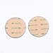 2.36 Inch Diameter Car Cup Holder Insert Coaster, 304 Stainless Steel Oval Tough Cup Mat Sticker-ons Cover Trim