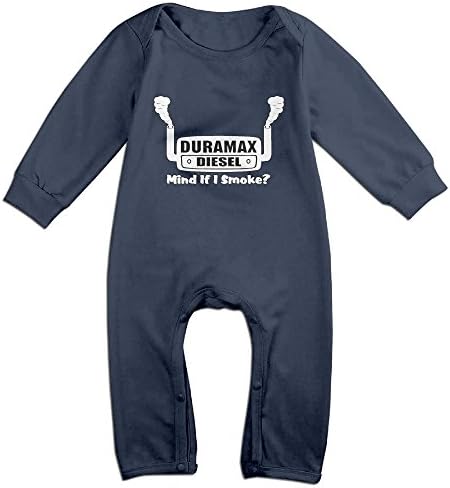 Baby Duramax Diesel Logo Lightweight Long Sleeve Jumpsuit