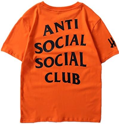 Outgobuy Unisex Hip Hop Fashion Anti Social Club T Shirt