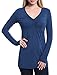 Ninedaily Women Blouses V Neck Long Sleeve High Waist Pleated Tunic Tops Shirts