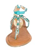 Victoria K Women Summer Gladiator Sandals Flats Thongs