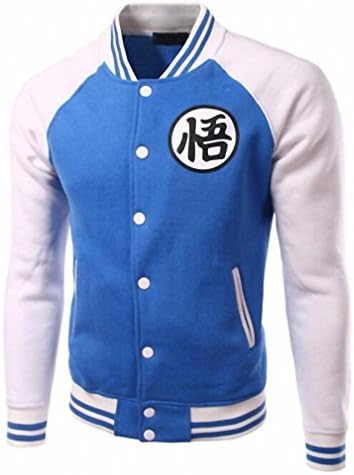 Japanese Anime Dragon Ball Goku Varsity Jacket Fall casual Hoodie Jacket Coat Brand Baseball Jacket 3 M
